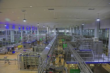Luannan County - 21 Ekim 2016: Mengniu Süt Ürünleri (Luannan), Luannan County, Hebei Eyaleti, Chin