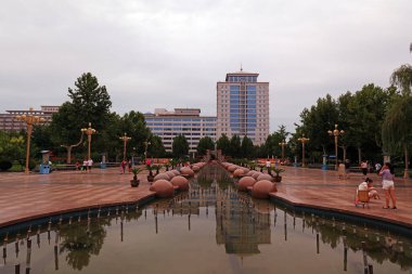 Liman Kenti Mimari Sahnesi, Shijiazhuang Şehri, Hebei Eyaleti, Çin