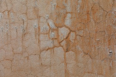 Yıllanmış noktalı duvarlar, fotoğrafa yakın çekim.