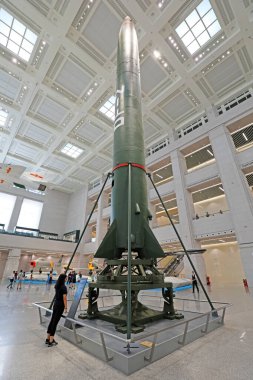 Pekin - 28 Haziran 2019: DONGFENG-2 SÜRİFESİ KAYIP Çinde, Çin Halk Devrimci Askeri Müzesi, Pekin, Çin