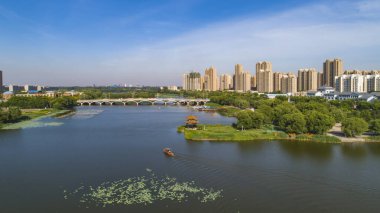 Liman Kenti Mimari Sahnesi, Hebei Eyaleti, Chin