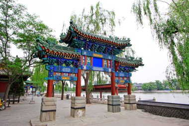 Pekin, Çin 'deki Pekin Parkı Anıt Kemeri