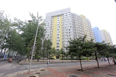 BEIJING - 24 Mayıs: Pekin Bilim ve Teknoloji Üniversitesi Öğrenci Yurt Binası, 24 Mayıs 2014, Pekin, Chin