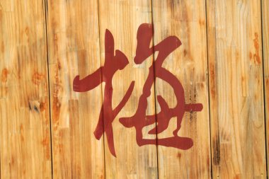 Tahtadaki kelimeler, fotoğrafın yakınlaştırılması.