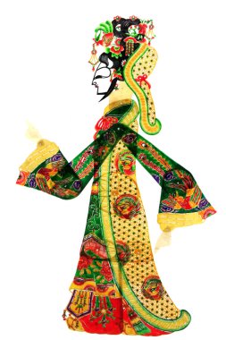 Çin gölge kuklaları.