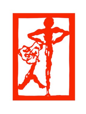 Çin kağıt kesimi beyaz arkaplan üzerinde çalışır, fotoğrafa yakın çekim