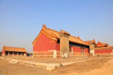 Çin antik mimari manzarası