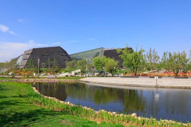 Tangshan, Chin 'deki South Lake Park manzarası.