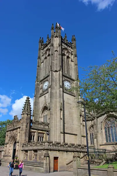 Manchester - 27 Temmuz: Manchester Katedrali, 27 Temmuz 2016, Manchester, İngiltere.