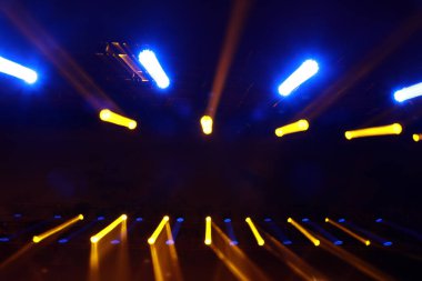 Tiyatro aydınlatma efekti, fotoğrafa yakın çekim