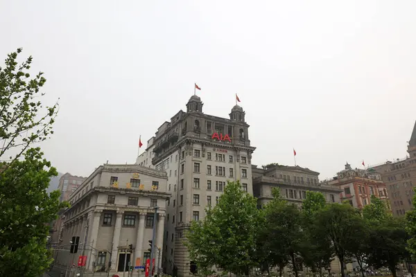 Şangay - 29 Mayıs 2018 Şangay Bund Mimari Sahnesi, Şangay Şehri, Çin