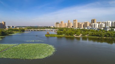 Liman Kenti Mimari Sahnesi, Hebei Eyaleti, Chin