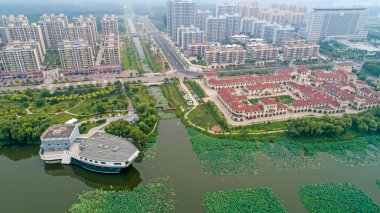 Waterfront City Scenery, Luannan County, Hebei Eyaleti, Çin