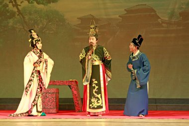 LUANNAN COUNTY - 10 NUBEMBER: Çin geleneksel PingJu 