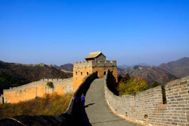 Jinshanling Çin Seddi manzarası 