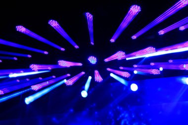 sahne aydınlatma efekti, fotoğrafa yakın çekim