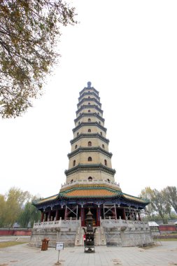 CHENGDE CITY - 20 Ekim: YongYou Tapınağı manzara mimarisi Chengde Dağı tatil beldesi, 20 Ekim 2014, Chengde City, Hebei Eyaleti, Çin