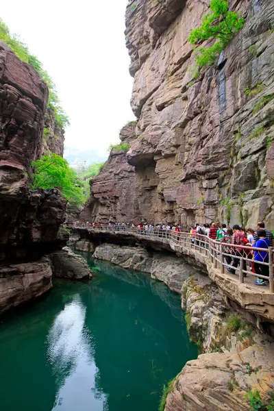 Yuntai Dağı manzaralı, Jiaozuo şehri, Henan bölgesi, Çin