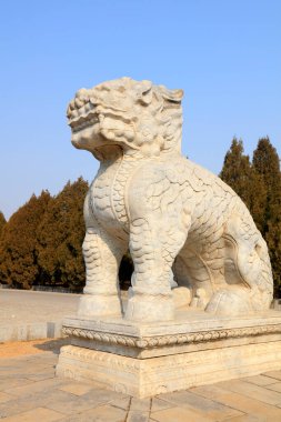 Çin antik Kylin heykelleri