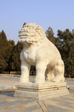 Çin antik hayvan heykelleri