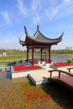 Pavilio 'nun mimari manzarası