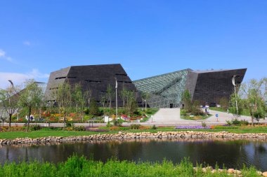 Tangshan, Chin 'deki South Lake Park manzarası.