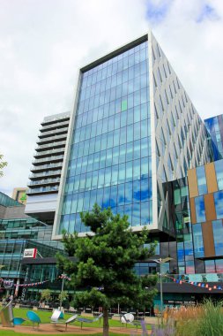 Manchester - 27 Temmuz: Salford Üniversitesi İnşaat Sahnesi, 27 Temmuz 2016, Manchester, İngiltere.