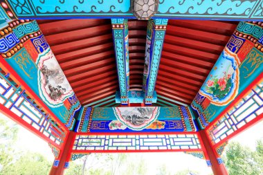 Pavyon yapısı geleneksel Çin mimarisi