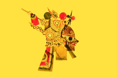traditional Chinese paper-cut works, closeup of photo