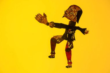 traditional Chinese paper-cut works, closeup of photo