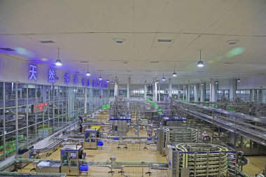 Luannan County - 21 Ekim 2016: Mengniu Süt Ürünleri (Luannan), Luannan County, Hebei Eyaleti, Chin