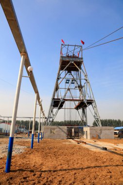 Madencilik alanında mayın.