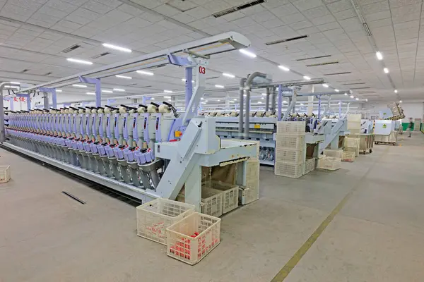 Dönen üretim hattı, fotoğrafa yakın çekim