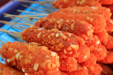 Çin geleneksel lezzetli yemekleri.