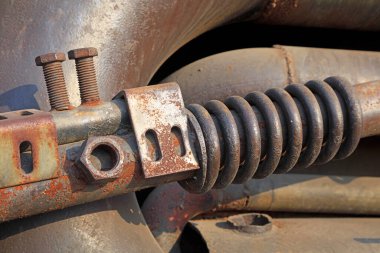 Mekanik yay aygıtı, fotoğrafa yakın çekim