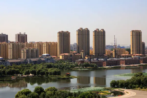 Liman Kenti Mimari Sahnesi, Luannan County, Hebei Eyaleti, Çin