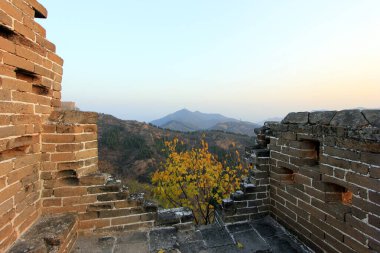 Jinshanling Çin Seddi manzarası