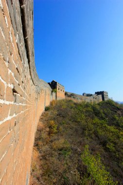 Jinshanling Çin Seddi manzarası 