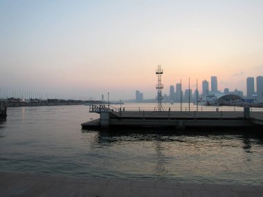 Qingdao Şehri - 22 Mayıs 2015: Shandong Qingdao Olimpik yelkencilik merkezi, 22 Mayıs 2015, Qingdao City, shandong, Chin