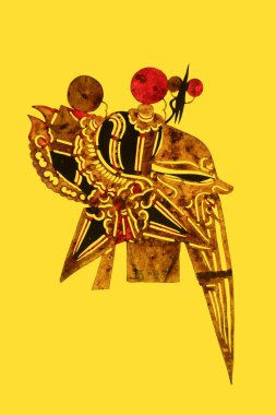 traditional Chinese paper-cut works, closeup of photo