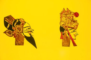 traditional Chinese paper-cut works, closeup of photo