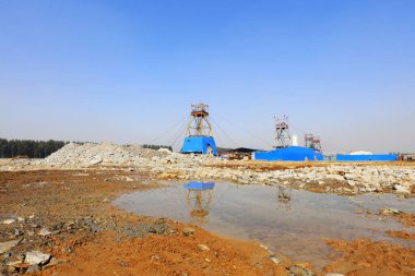 Madencilik alanında mayın.