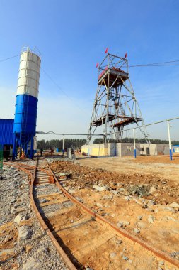 Madencilik alanında mayın.