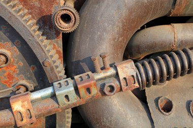 Mekanik yay aygıtı, fotoğrafa yakın çekim