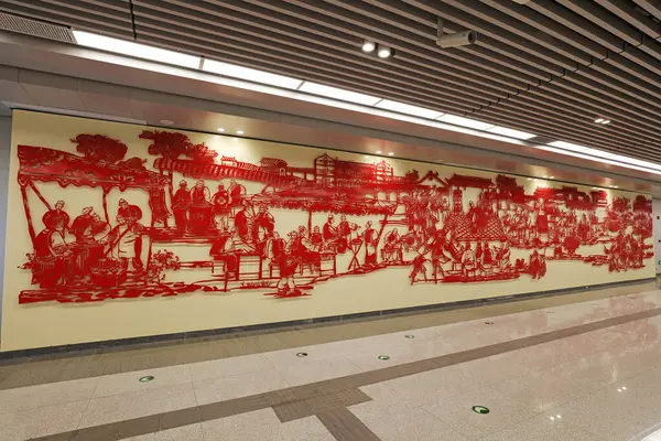 Shijiazhuang Şehri, Çin - 29 Temmuz 2017: Shijiazhuang Şehri, Çin