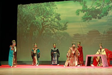 LUANNAN COUNTY - 10 NUBEMBER: Çin geleneksel PingJu 