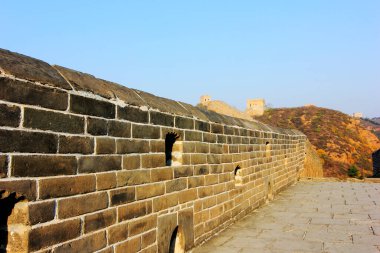 Jinshanling Çin Seddi manzarası 