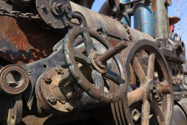 Paslı mekanik bileşenler, yakın çekim