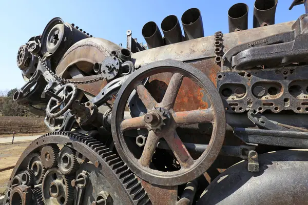 Paslı mekanik bileşenler, yakın çekim