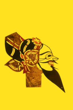 traditional Chinese paper-cut works, closeup of photo